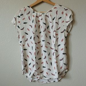 H&M Feathered Shirt
